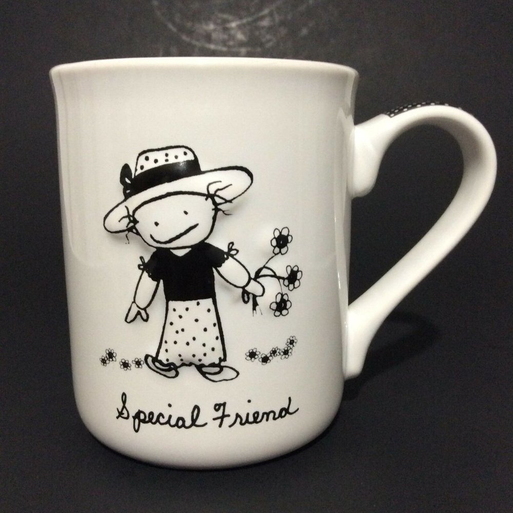 MARCI 3D Coffee Mug Cup Special Friend 16 Oz